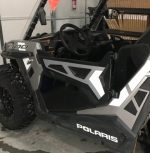 Polaris RZR 900 trail tinted lower doors